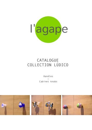 L'agape Cabinet knobs Collection LUDICO
