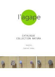 L'agape Cabinet knobs Collection NATURA