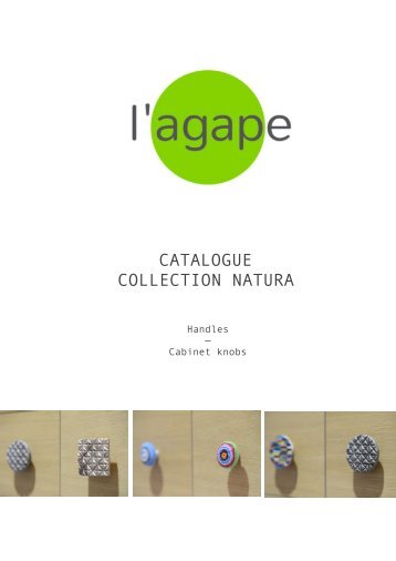 L'agape Cabinet knobs Collection NATURA