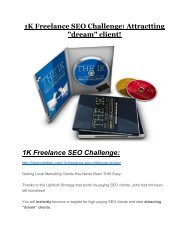 1K Freelance SEO Challenge review pro-$15900 bonuses (free)