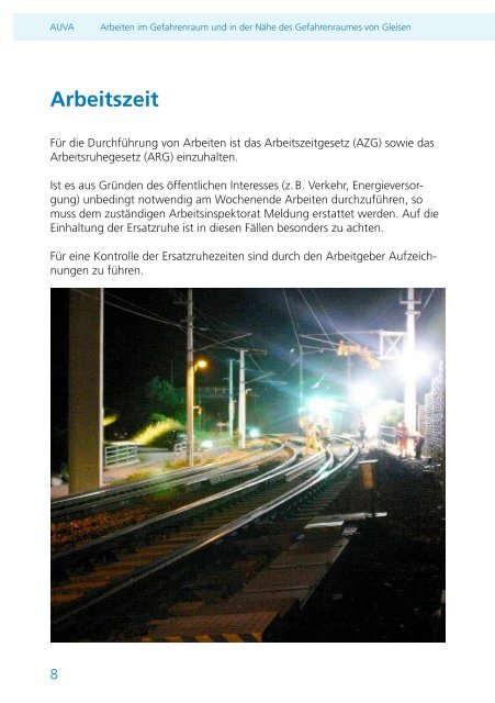 M 881 Arbeiten im Gefahrenraum von Gleisen - Arbeitsinspektion