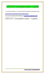 OPS 571 Complete class – Latest