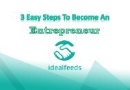 3 Easy Steps to Become An Entrepreneur - iDealFeeds