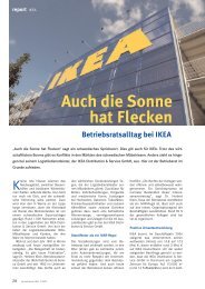 Betriebsratsalltag bei IKEA