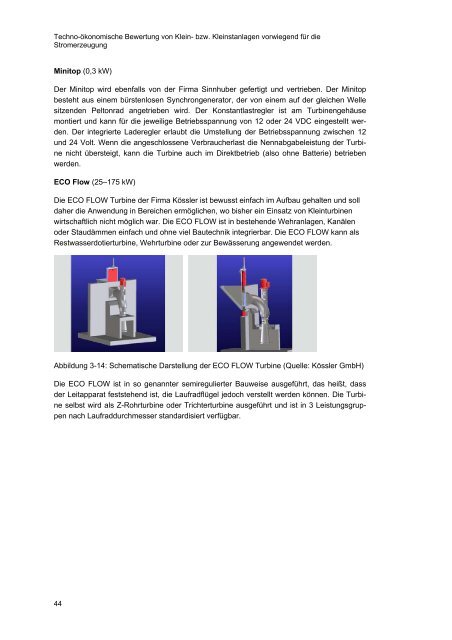 Techno-ökonomische Bewertung von Klein - Energiestrategie ...