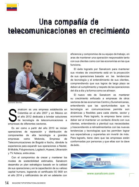 Revista Top International Business