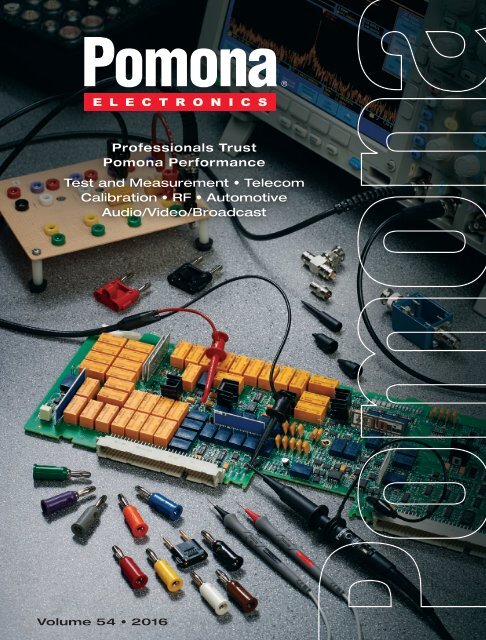 Catalogo Pomona Electronics 2016