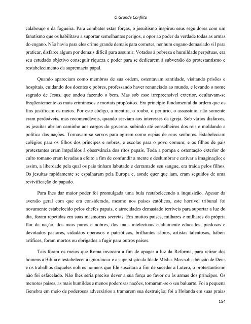 O Grande Conflito [Novo Edicao] por E. G. White