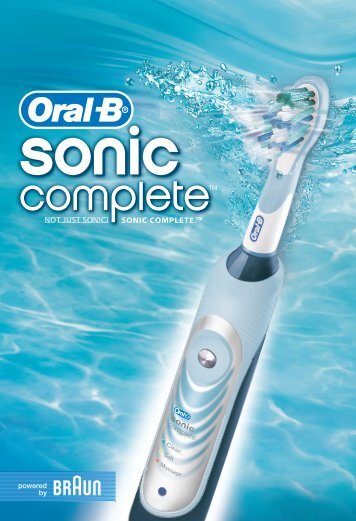 Braun S18.500 - Sonic complete Manual (UK, FR, ES (USA, CDN, MEX))