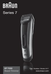 Mode d'emploi Braun Series 7 7840S (Français - 136 des pages)