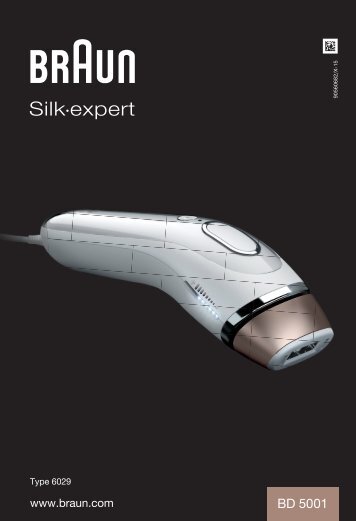 Braun Silk Expert - BD 5001,  Silk expert Manual (UK, FR, TR, RU, UA, ARAB)