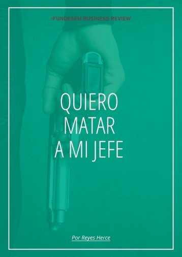 QUIERO MATAR A MI JEFE