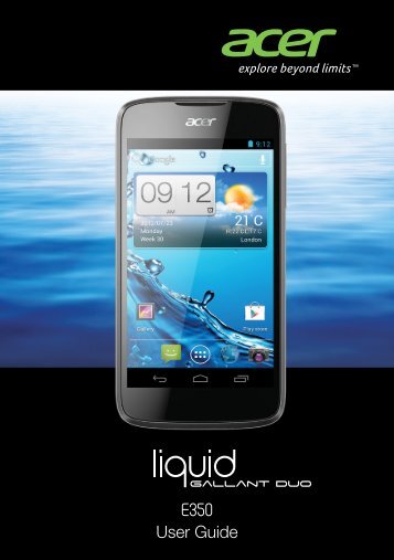 Acer E350 - E350(AK330) Duo Sim product