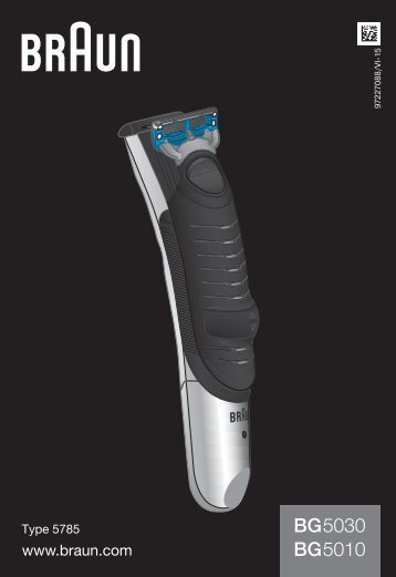 Braun B30, B35, B50, B55 - BG 5010,  BG 5030 Manual (DE, UK, FR, ES, PT, IT, NL, DK, NO, SE, FI, TR, GR)