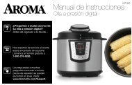 Aroma 6-Quart Digital Pressure Cooker APC-990 (APC-990) - APC-990 Manual de instrucciones - 6-Quart Digital Pressure Cooker