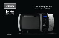 Aroma Programmable Digital Countertop OvenABT-426D (ABT-426D) - ABT-426D Instruction Manual - Programmable Digital Countertop Oven
