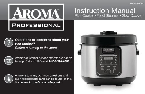Aroma Aroma Professional 16-Cup (Cooked) Rice Cooker, Slow Cooker