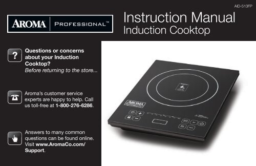 Aroma Professional Induction Cooktop And Frying Panaid 513fp Aid