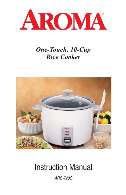 Aroma 10-Cup Pot-Style Rice Cooker ARC-720G (ARC-720G) - ARC-720G ...