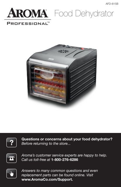 Food Dehydrators - Dehydrate Food at Home - Aroma Housewares