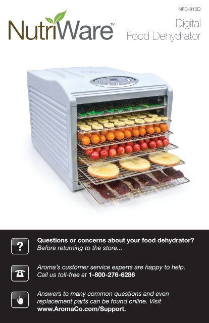 Food Dehydrators - Dehydrate Food at Home - Aroma Housewares