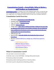 Commission Cartel review and Commission Cartel $11800 Bonus & Discount