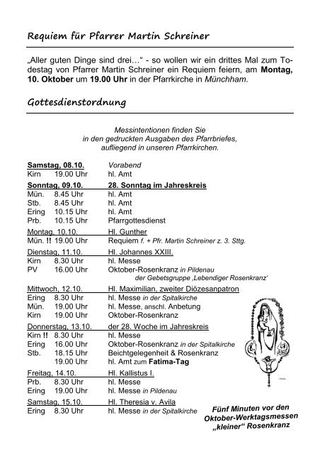 Allerheiligen 2016 - online