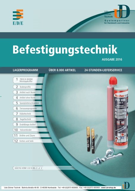 ELC Befestigungstechnik 2016