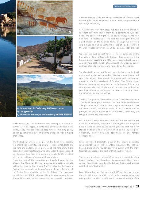 MZANZI TRAVEL  - ISSUE 3