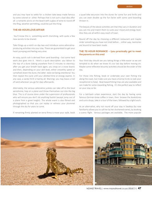 MZANZI TRAVEL  - ISSUE 3