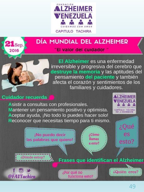 ALZHEIMER VENEZUELA 2016