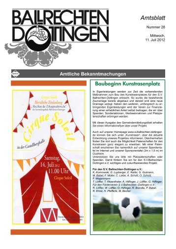 Amtsblatt - Ballrechten-Dottingen