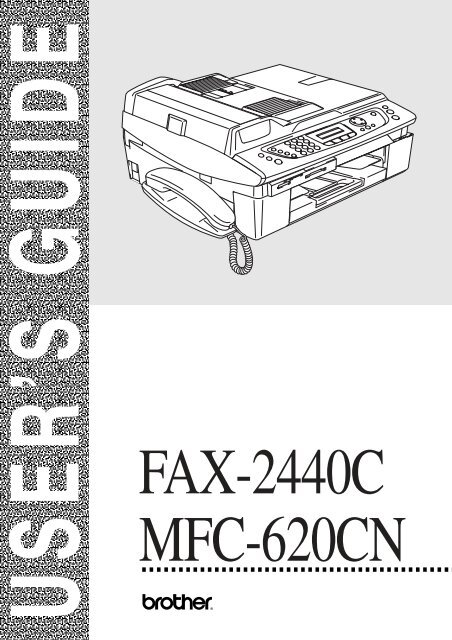 Brother FAX-2440C - User's Guide