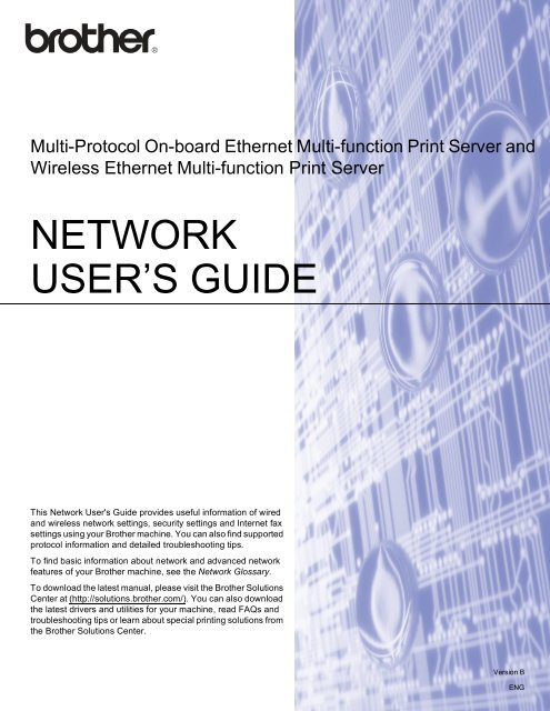 Brother MFC-9460CDN - Network User's Guide