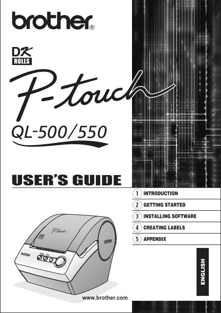 Brother QL-550 - User's Guide