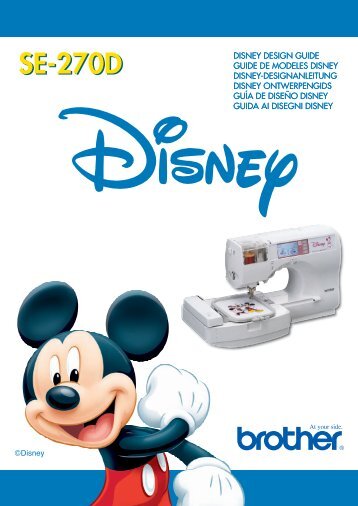 Brother SE-270D - DISNEY DESIGN GUIDE