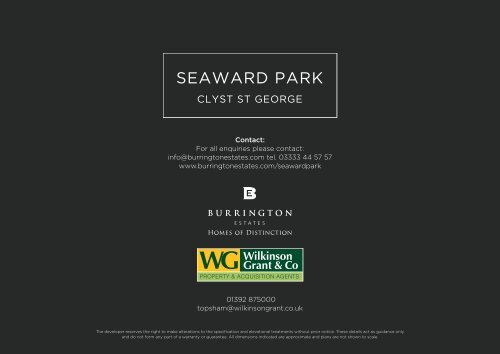 Seaward Park Brochure A4