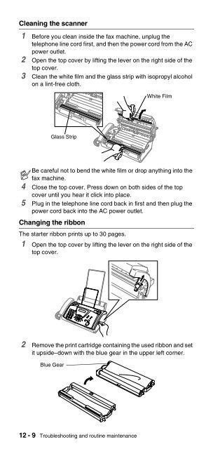 Brother FAX-575/FAX-575e - User's Guide