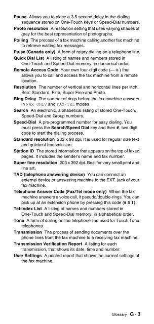 Brother FAX-575/FAX-575e - User's Guide