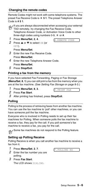 Brother FAX-575/FAX-575e - User's Guide