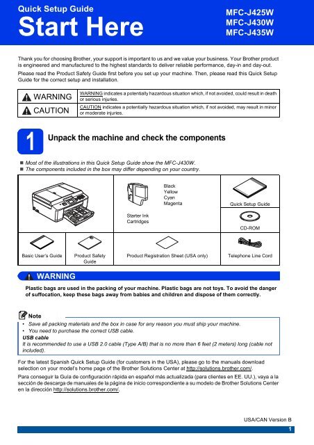 Brother Mfc J435w Manual And User Guide Manualsmania