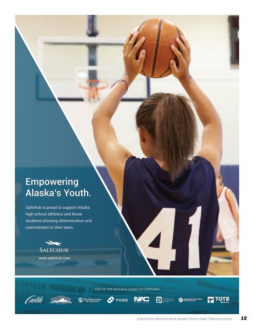 ASAA/First National Bank Alaska 2016 Tennis State Championships