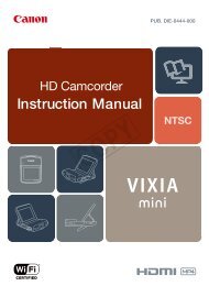 Canon VIXIA mini - VIXIA mini Instruction Manual