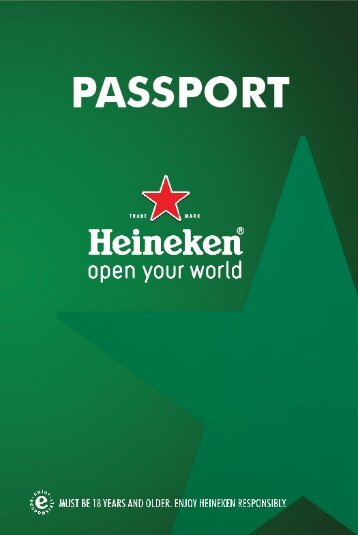 HEINEKEN PASSPORT Mock Up