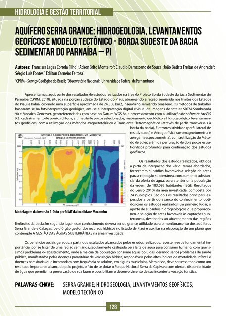 REVISTA SERVICO GEOLOGICO