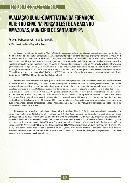 REVISTA SERVICO GEOLOGICO