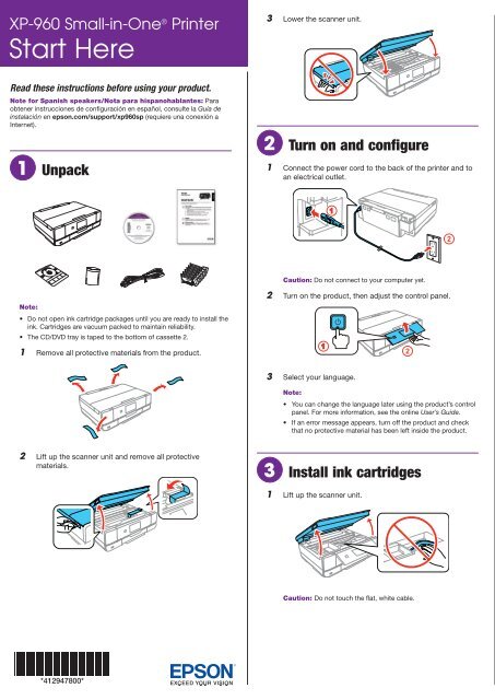 xp 960 epson printer