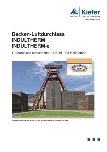 Decken-Luftdurchlass INDULTHERM INDULTHERM-e - Kiefer Luft