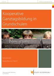 Oldenburger Rahmenkonzept kooperativer Ganztagsbildung - KiB