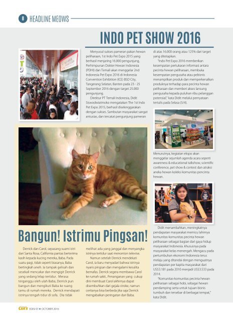 Cat's Magazine Edisi1 Oktober 2016